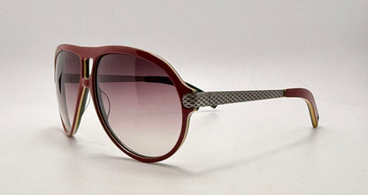 Mosley Tribes “HAYES”-MT6024-S 1144/13 Red Aviator Sunglasses– Full Kit-Discontinued