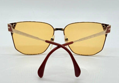 Silhouette M6114 / V6020 Vintage Sunglasses 55mm| w/New Amber Day/Night Custom Lenses | Deadstock Austria