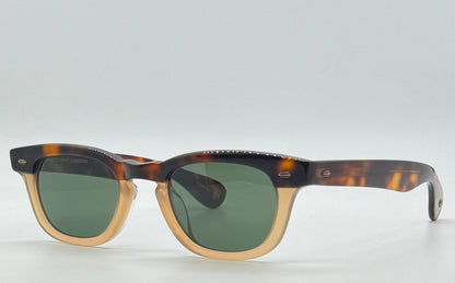 Garrett Leight LO-B Cap Sunglasses 46-23/Premium Glass-Tortoise-New/Unworn-Full Kit