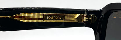 Tom Ford TF1202 01A ICON Sunglasses-Zeiss Lenses – Full Kit-56mm-New/Unworn