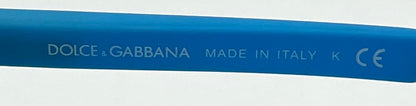 Dolce & Gabbana DG6097 3015/25 Matte Blue Sunglasses 58-19-145 Deadstock Unworn