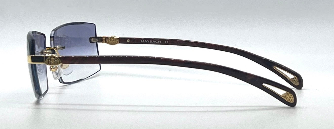 MAYBACH The Artist IX Wood Temples-New Custom Gradient Lenses-Unworn Sunglasses 57mm