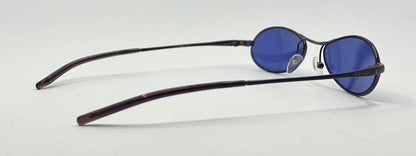 GUCCI GG 2578 625-Y2K Vintage Oval Sunglasses-New Solid BlueCustom Lenses