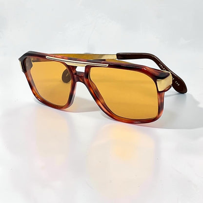 Yves Saint Laurent YSL 345 II VINTAGE Sunglasses-New Golden Ember Custom Lenses-Unworn