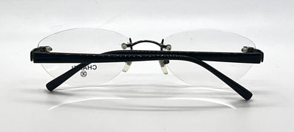 Chanel 2027 GN Rimless VINTAGE Eyeglasses Unworn/Y2K Italy 54-18