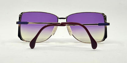 ZEISS 9293/0 Vintage Sunglasses w/New Purple to Yellow Gradient Custom Lenses-60mm