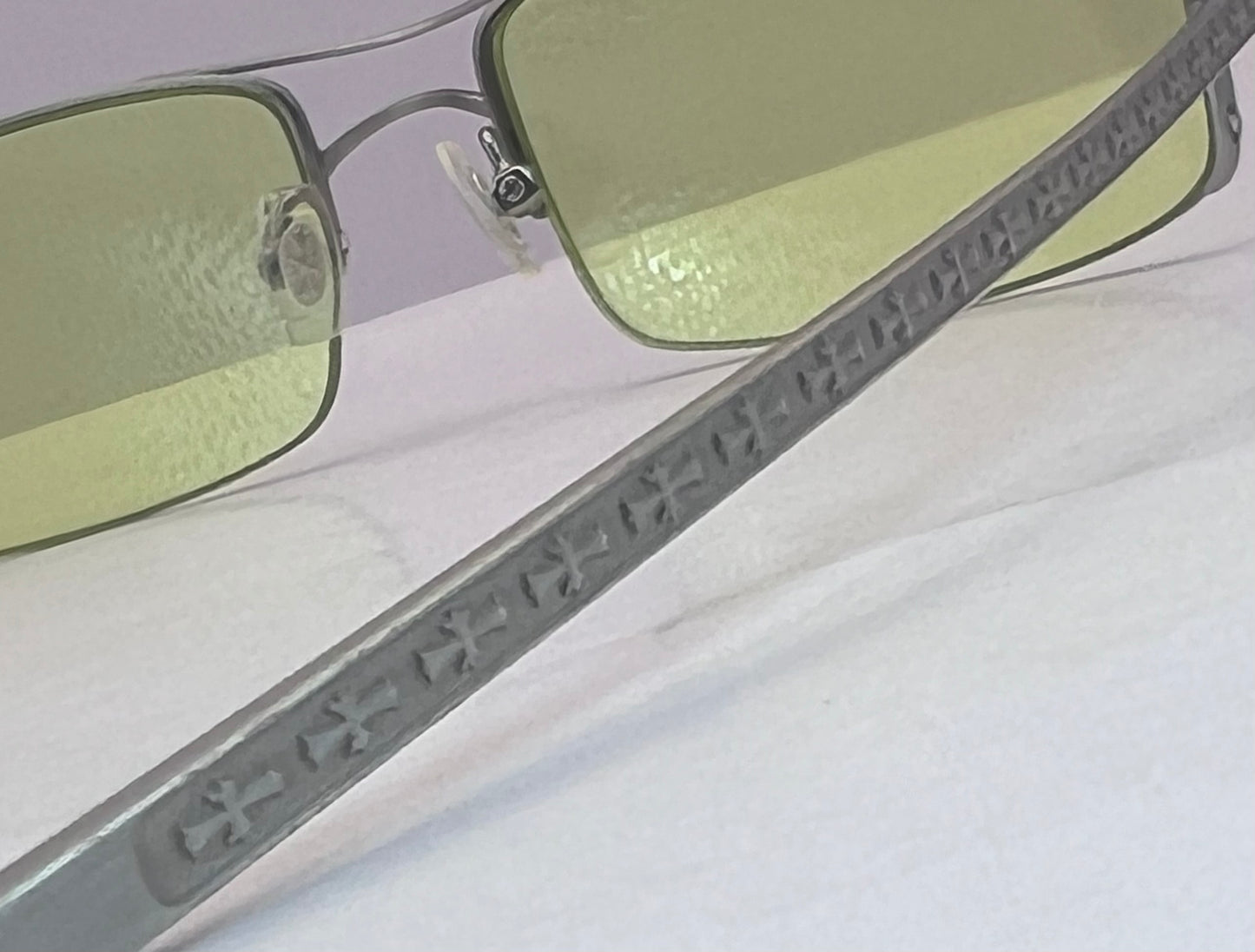 Vintage CHROME HEARTS HELL RAISER-with NEW Day/Night Yellow & Green Lenses