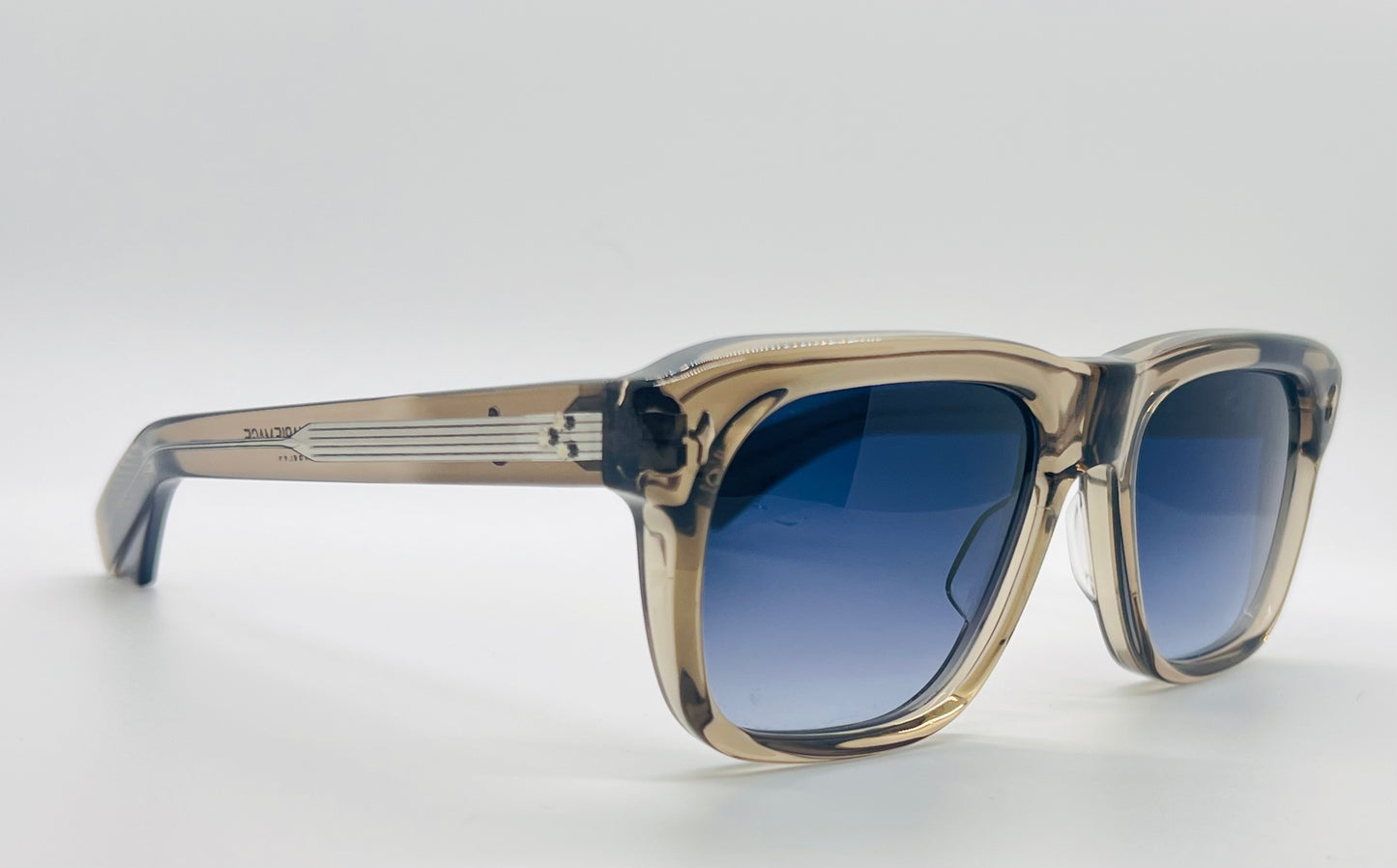 Jacques Marie Mage YVES in TAUPE with Gradient Denim Lenses-Full Set-LTD Batch Release Of 450 Pieces