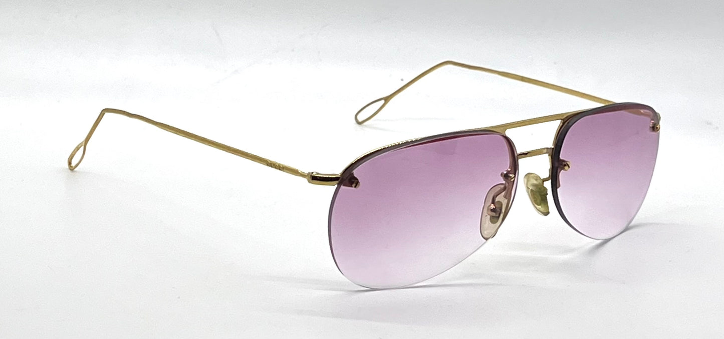 Gucci GG 1292/S VINTAGE Rimless Sunglasses w/New Lilac Gradient Custom Lenses