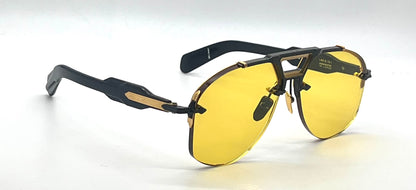 Jacques Marie Mage ALTA in  BLACK Ltd. 100-Full Kit Sunglasses-Japan