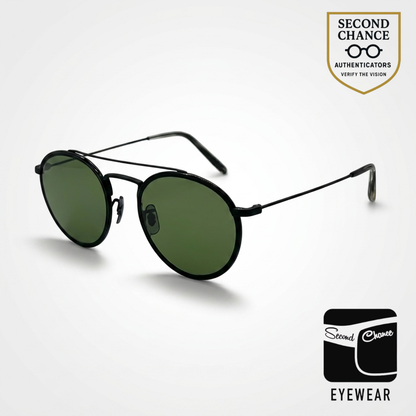 Oliver Peoples Ellice OV1235ST-Matte Black Round Sunglasses-New/Unworn