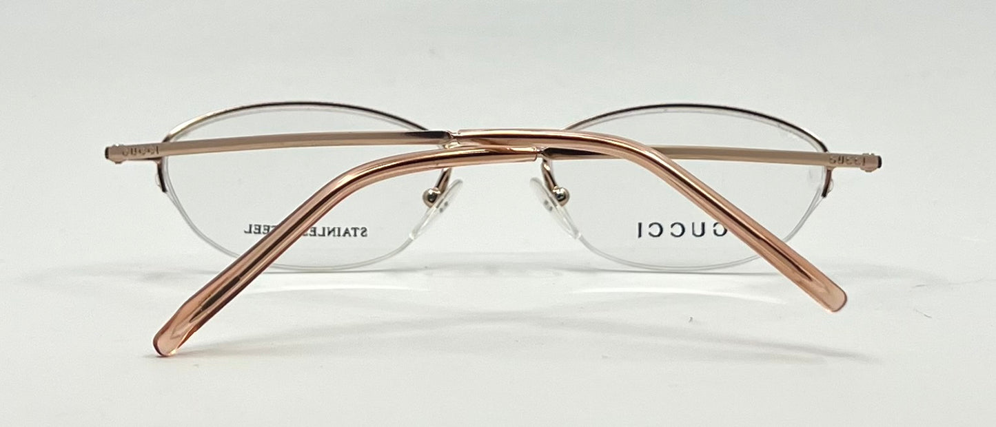Gucci GG 2705 ZL9 Half-Rim Titanium Optical Frames Italy Unworn Deadstock
