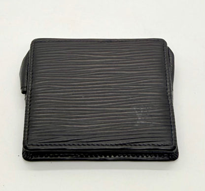 Louis Vuitton Vintage Black Epi Leather Snap Coin Purse-France