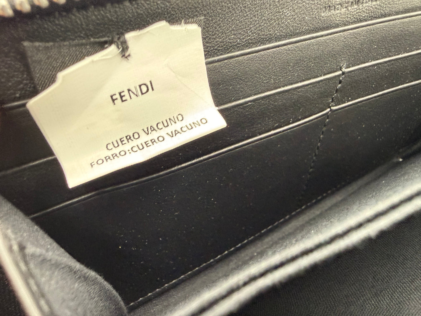 FENDI FF LOGO CAMO ZIP-AROUND WALLET / LONG CLUTCH – NEW / UNUSED