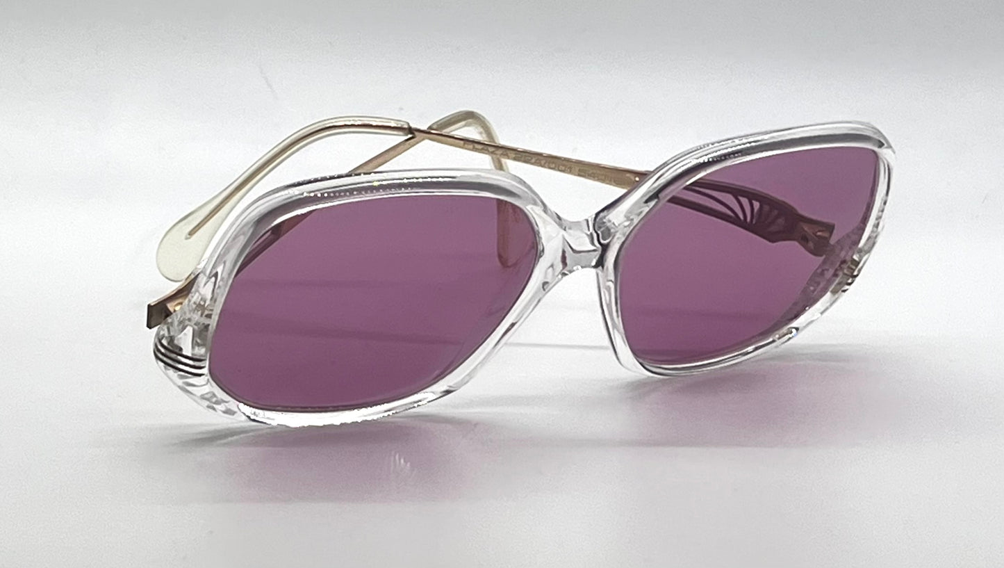Neostyle Plaza 22A-Vintage Sunglasses-New Solid Rose  Custom Lenses-Unworn