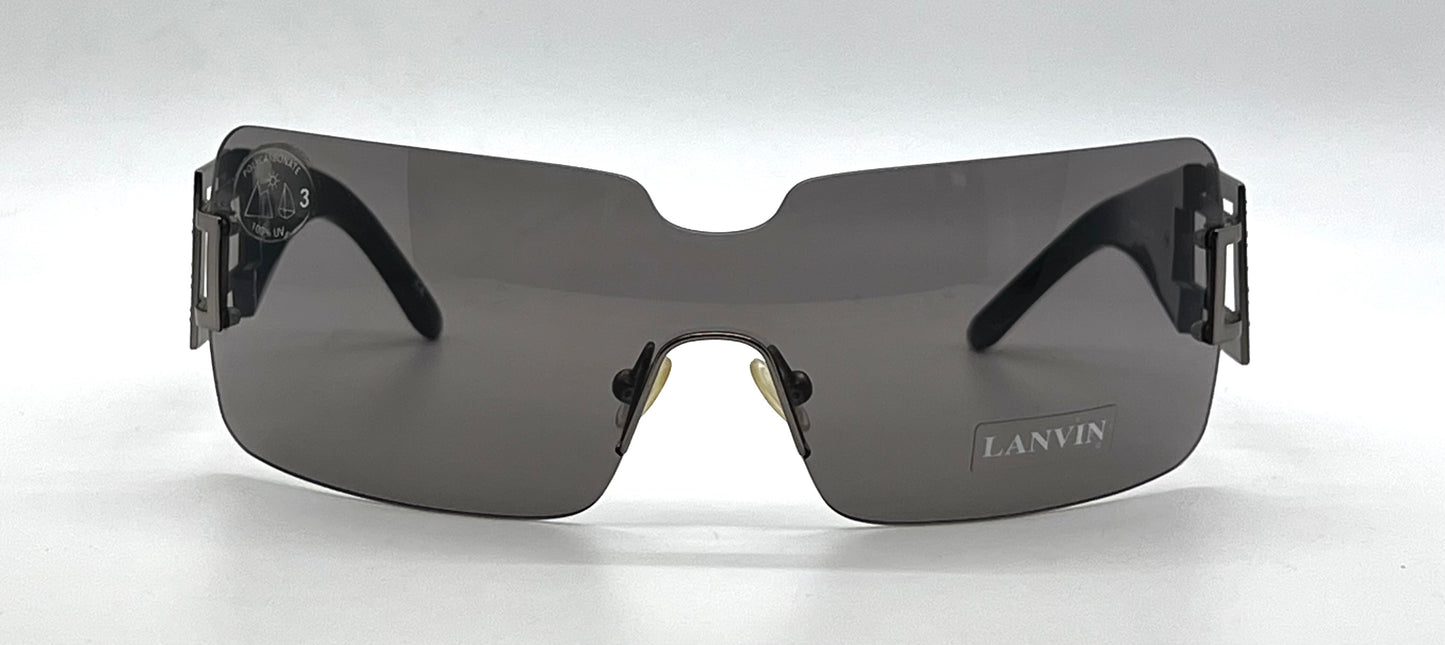 Lanvin LV 2135 C03-Vintage Shield Sunglasses France Unworn Y2K