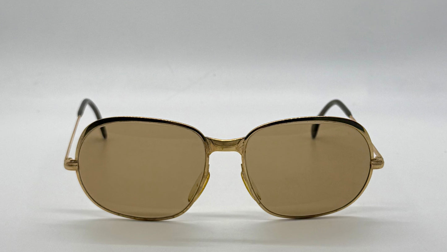 Marwitz-Vintage Deadstock Gold Metal 1960’s Sunglasses-130