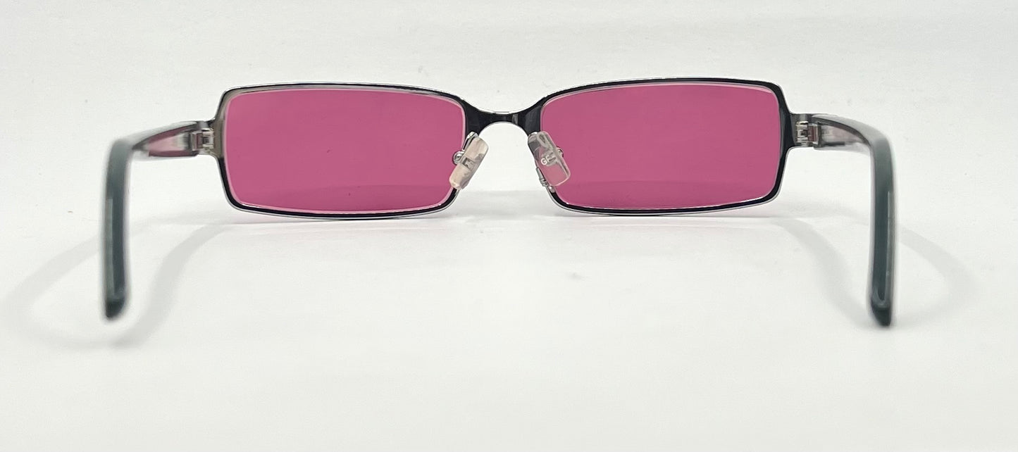 GF Ferre FF06502 Vintage Sunglasses – Unworn – New Pink Second Chance Customs Lenses