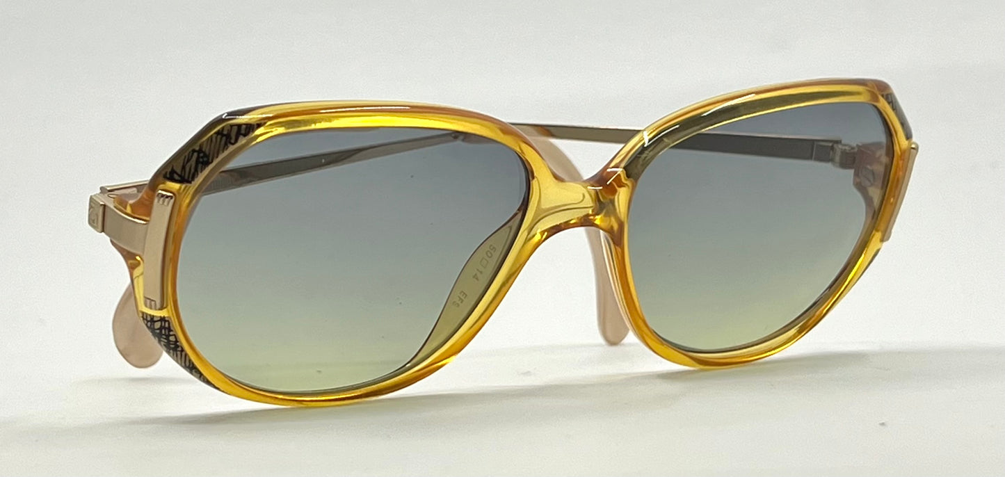 Zeiss Germany 3243 Vintage Sunglasses Deadstock w/New Gradient Custom Lenses