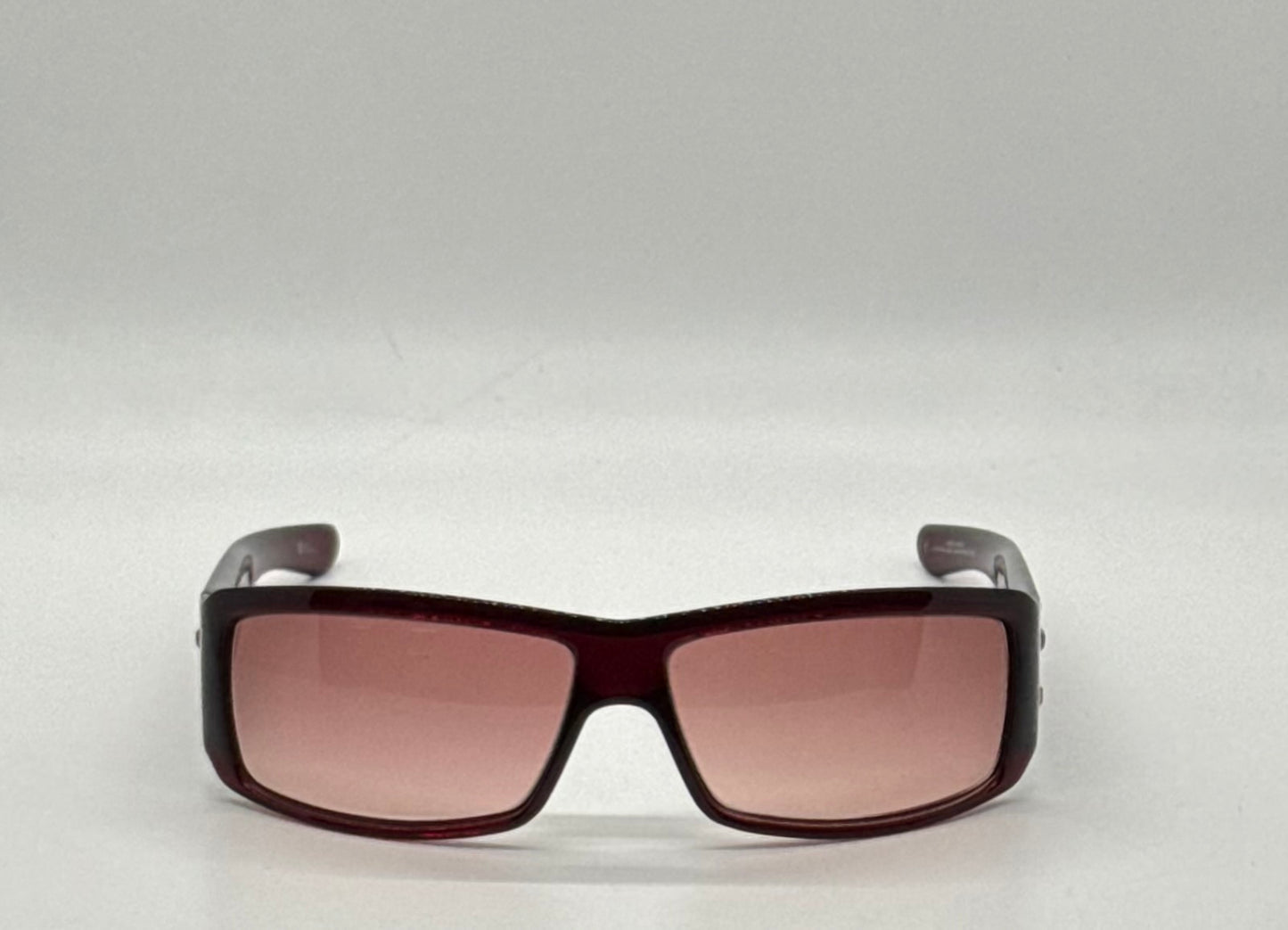 Dior Sparkling 1 Crystal Y2K Burgundy-Vintage Sunglasses-NOS/Unworn-Italy