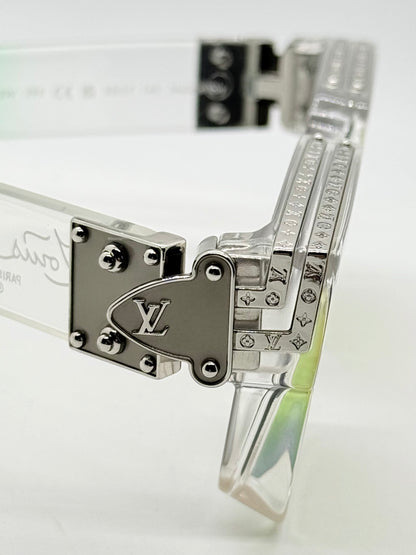 Louis Vuitton Virgil Abloh 2054 1.1 Millionaires Z1812W Crystal Clear Sunglasses