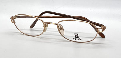 Fendi F522 Salmon Unworn/NOS Oval Eyeglasses-Made Italy 50mm