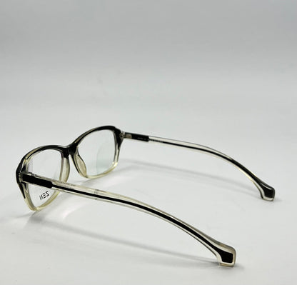 Zen Barcelona Z357b C.1 Eyeglass Frames 55-16 Black/Clear – New, Full Kit