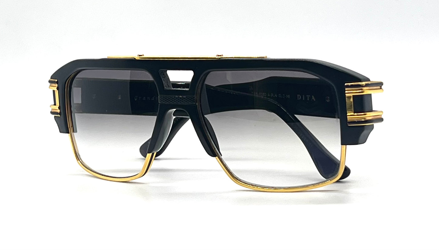DITA Grandmaster Four DRX-2060 Black Gold Sunglasses Full Kit