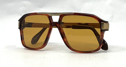 Yves Saint Laurent YSL 345 II VINTAGE Sunglasses-New Golden Ember Custom Lenses-Unworn