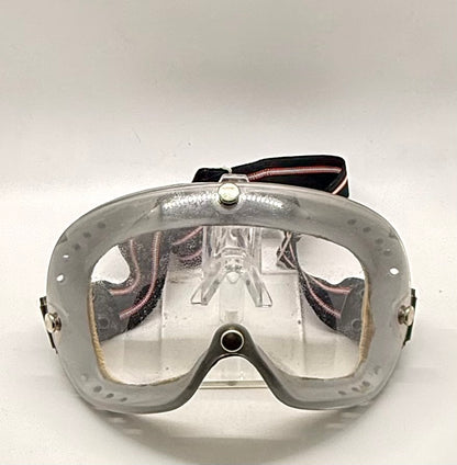 Ratti-Patent Vintage Motorcycle Goggles-Made in Italy-50s/60s Racing Aviator