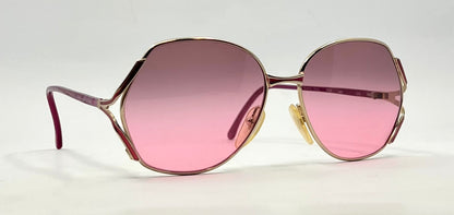 Euroline Exclusive OV55 Vintage Italian Sunglasses-New Pink Gradient Custom Lenses