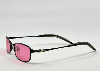 Oakley Straight Line 2.0 11-729 Vintage Sunglasses w/New Solid Pink Custom Tined Lenses-NOS/Unworn