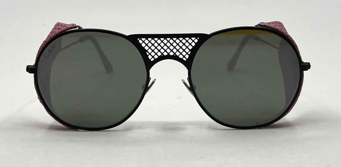 L.G.R Lawrence Flap 54-20-145 Pink Leather Side Shields Handmade in Italy Unworn