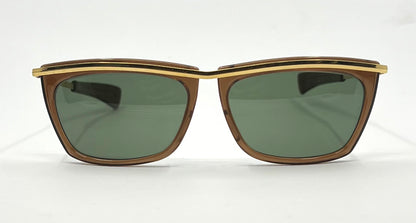 Vintage B&L Ray-Ban USA Pre-Olympian Deluxe Gold Tortoise Sunglasses BL Lenses