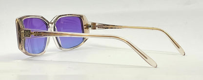 Givenchy Paris 857 Vintage Sunglasses-New Violet Gradient Custom Lenses-UNWORN