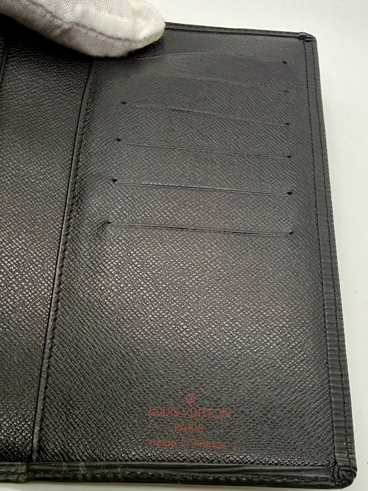 Louis Vuitton Epi 707 Noir Long Wallet 2006 Vintage France