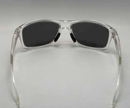 Vintage Revo HARNESS Polarized Sunglasses-Crystal Clear Frame w/New Dark Grey Polarized Lenses