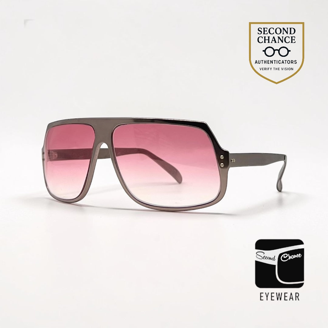 Polaroid Cool Ray 425 Vintage Sunglasses w|New Gradient Rose Tinted Lenses