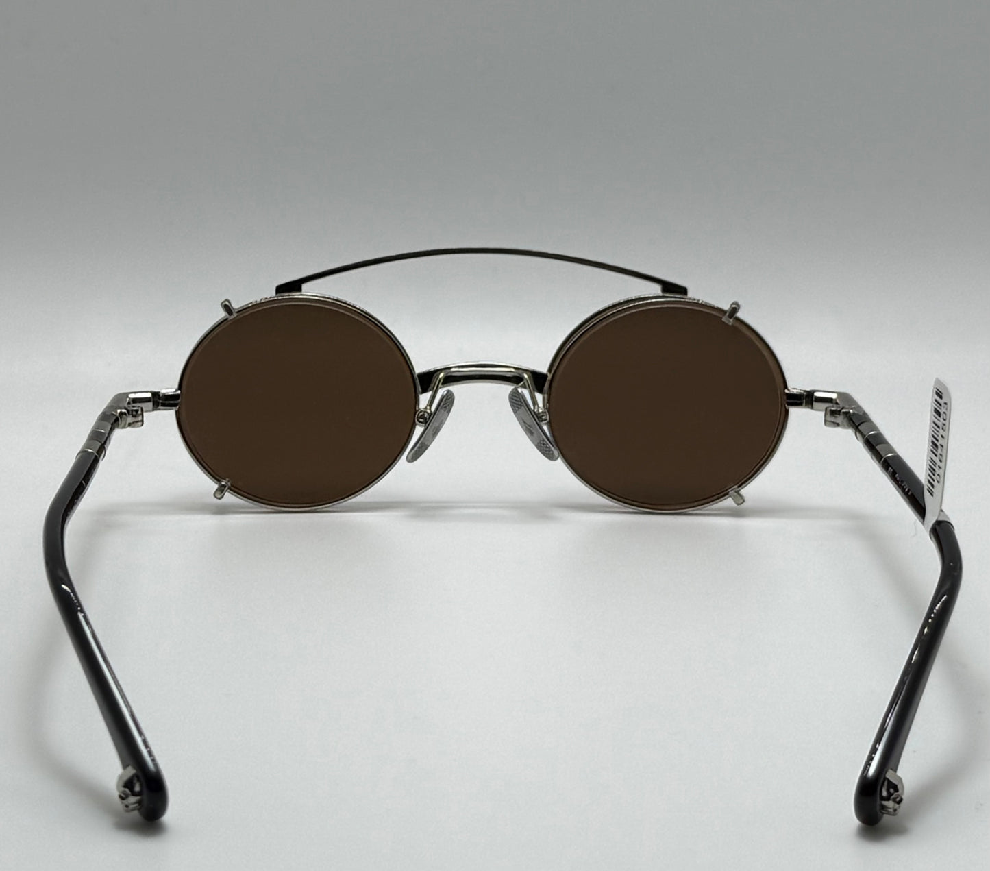 Brand New Philippe V X1 Clip-On Mirrored Sunglasses-Day/Night Yellow Lenses-Handmade in Japan