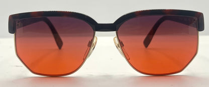 Silhouette V6054 M6067 Vintage Sunglasses w/New Custom Sunset Gradient Lenses-Austria