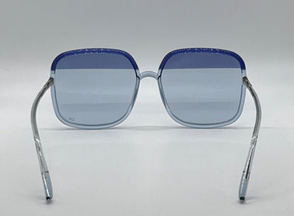 Christian Dior DiorSoStellaire1 Sunglasses ZX9UY-Blue Gradient Lenses–Full Kit/NOS