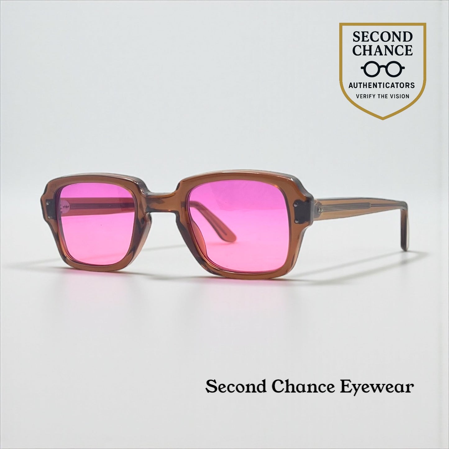 USS BCG 46-24 Vintage Military Glasses – Pink Gradient Second Chance Customs