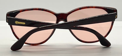 Galileo PLD-14 Vintage Sunglasses w/New, Pink Tint Custom Lenses-57mm-Italy-Unworn