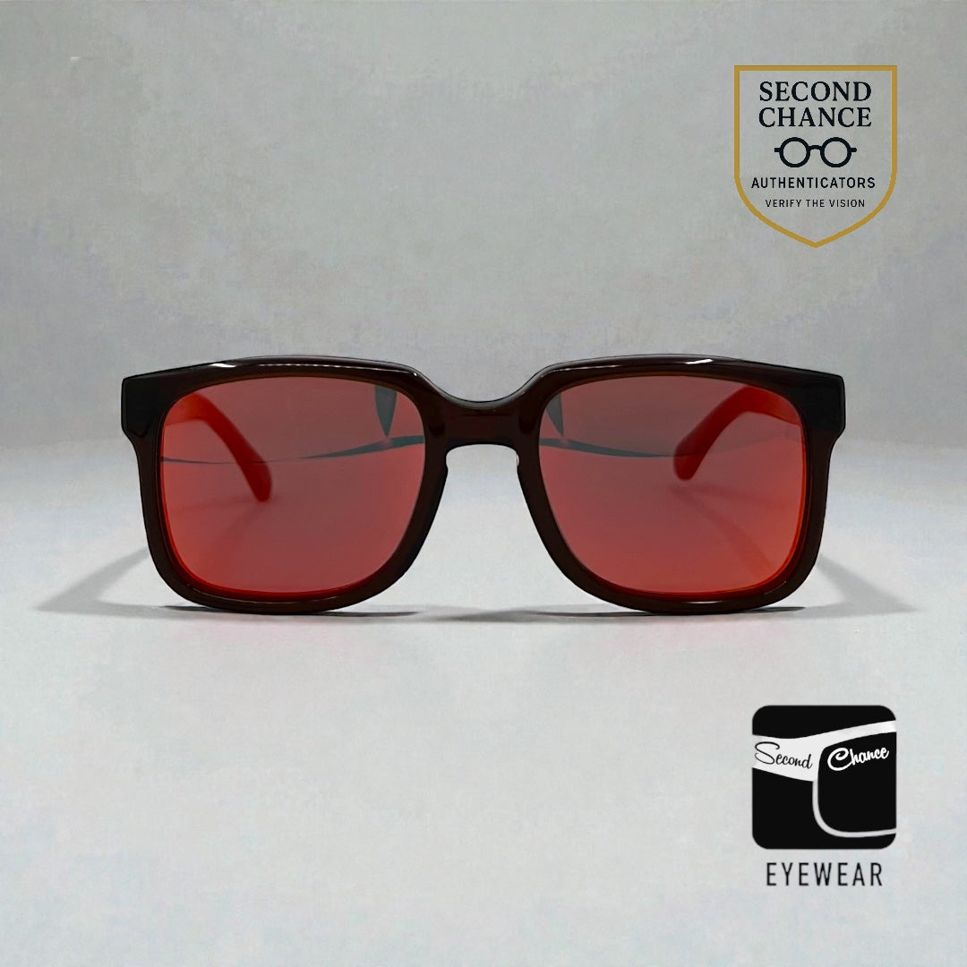 Sommers “Chet” Sunglasses-Red/Orange Mirrored Lenses-Unworn-NOS