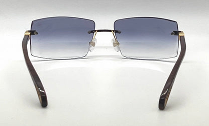 MAYBACH The Artist IX Wood Temples-New Custom Gradient Lenses-Unworn Sunglasses 57mm