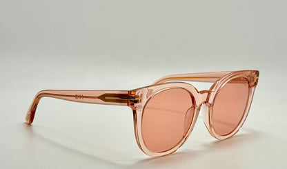 Brand New Tom Ford Moira TF1103 72S Sunglasses – Light Pink Frame with Photochromic Lenses, Full Kit