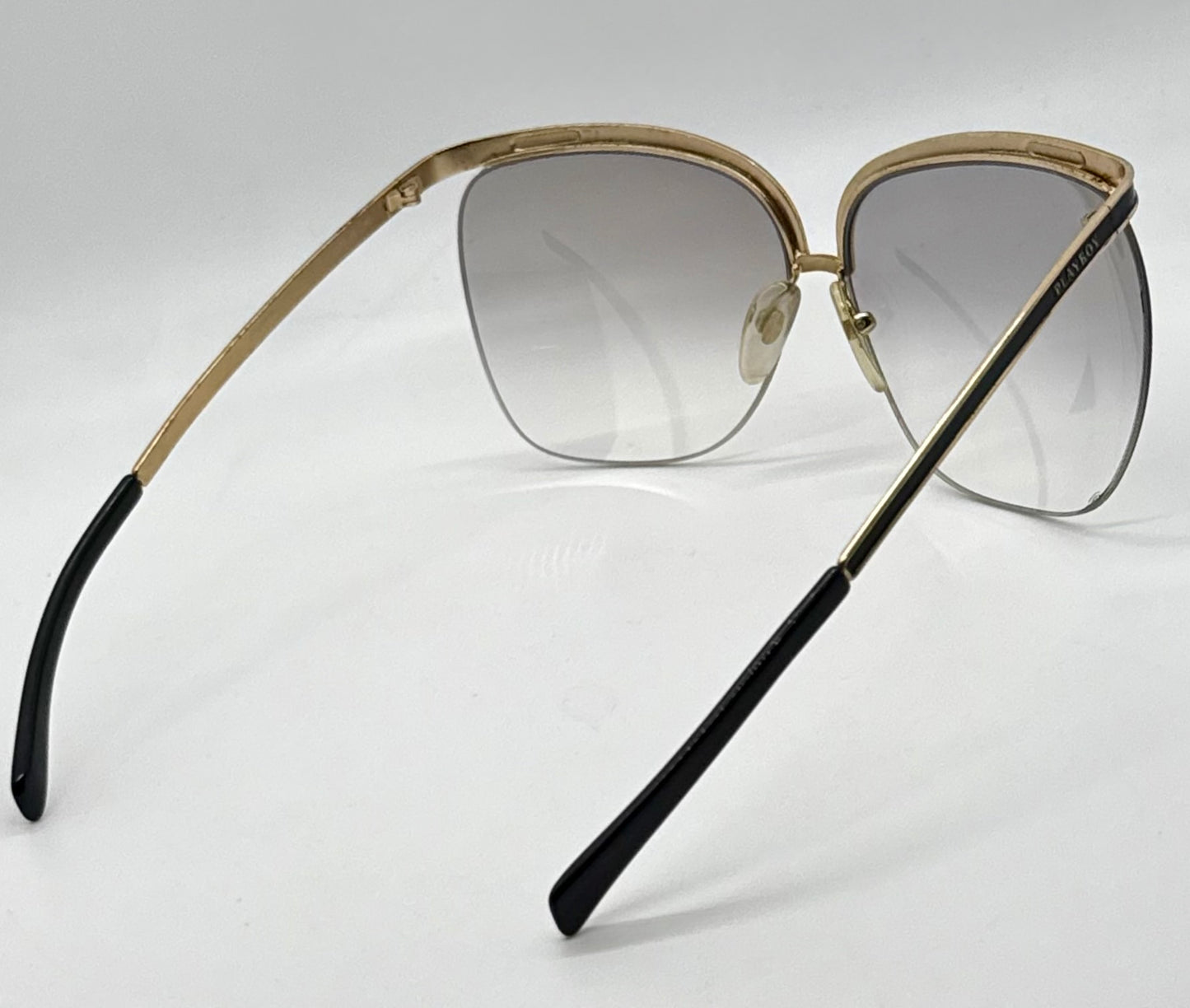 Playboy 4595 Vintage Rimless Sunglasses-70s Collector-Rare-Italy