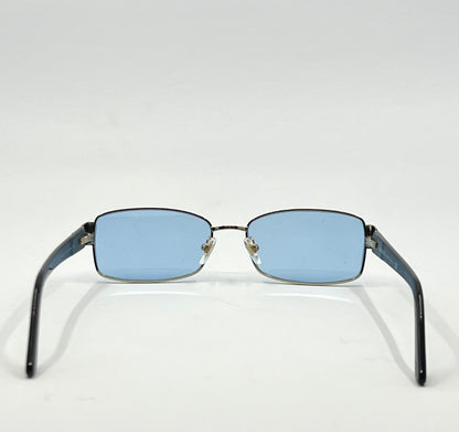 Versace 1177-B-M Sunglasses-Vintage Rhinestone w/New Sky Blue Custom Tinted Lenses