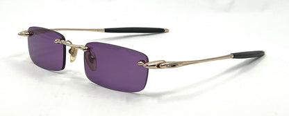 Oakley “Spike Jacar” 11-812 Rimless Sunglasses-New Purple Custom Lenses-Japan