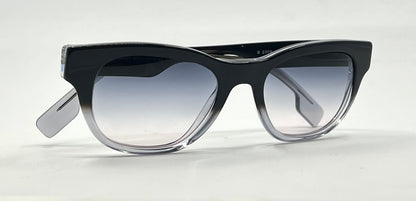 Burberry B2306 Black/Clear Cat-Eye w/New Gradient Second Chance Customs Lenses